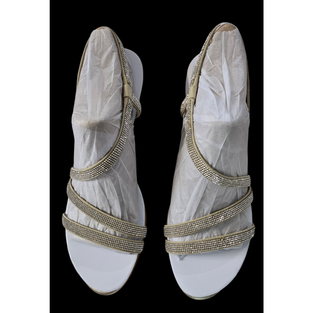 Naturalizer Strappy Pump Sandals‎ Vanessa 2 Champagne Size 9 - Picture 6 of 9